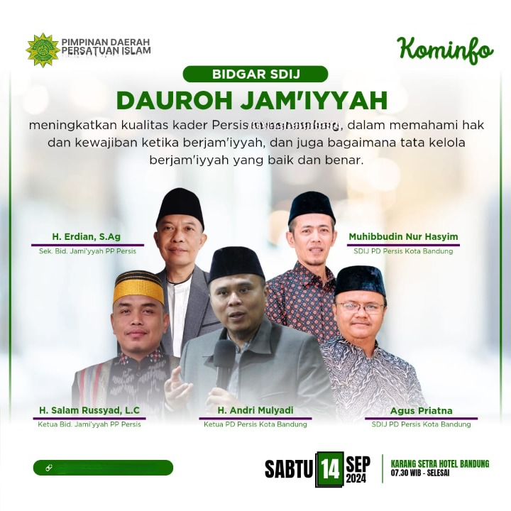 Dauroh Jamiyyah SDIJ PD PERSIS Kabupaten Klaten